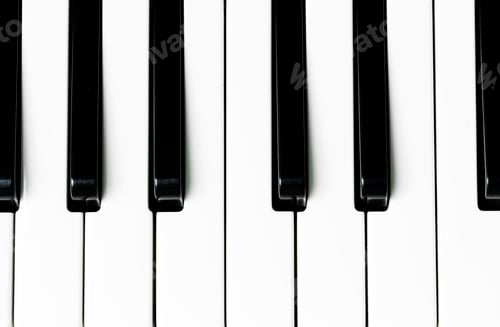 Preview: Closeup of piano keyboard