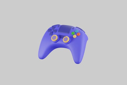 Preview: Purple game controller