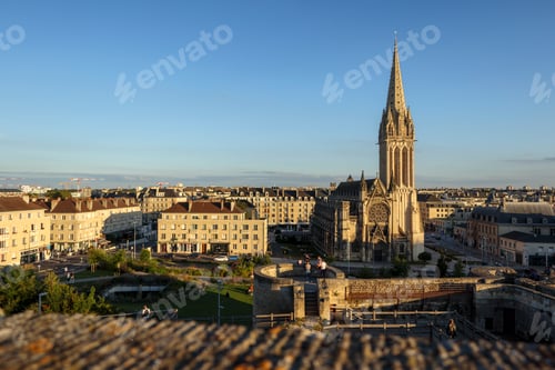 Preview: Day time shot of glise Saint-Pierre, Caen, France