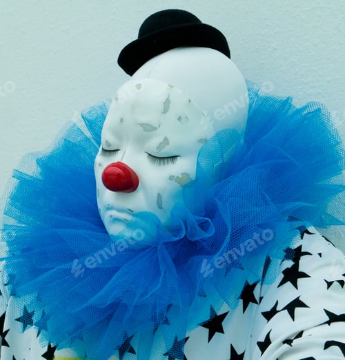 Preview: Sad, emotion, burn out, clown, crying