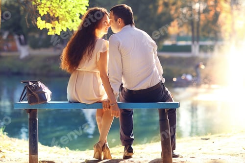 Preview: Young Couple On A Walk In The City Of Love Story