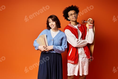 Preview: Multicultural friends standing in unity