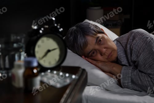 Preview: Senior woman insomnia