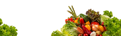 Preview: Fresh food, vegetables, ecologically food delivery concept. Close-up, side view