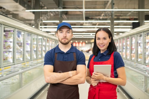Preview: Man And Woman Workng In Store