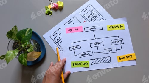 Preview: UX mobile application wireframe