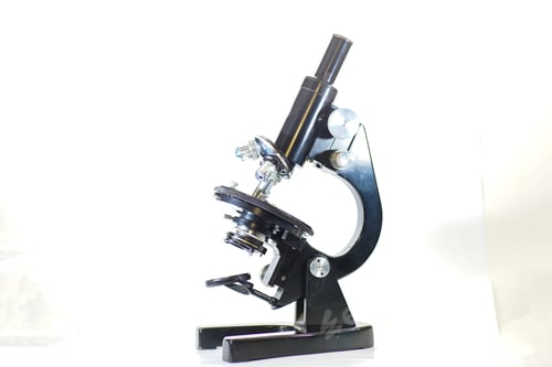 Preview: Microscope isolated on a white background