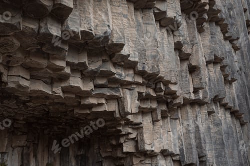 Preview: Symphony of Stones in Garni Gorge in Kotayk Province of Armenia. Close up shot