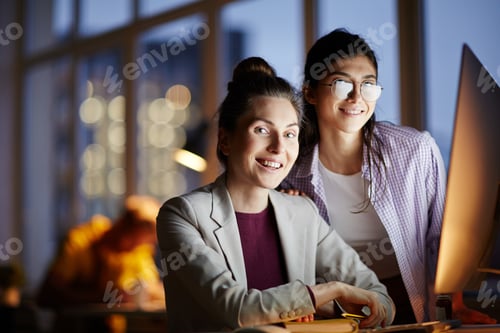 Preview: Girls working late