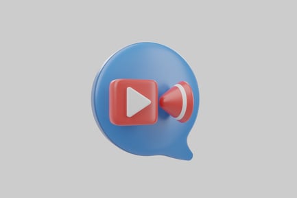 Preview: Cartoon marketing message notification icon