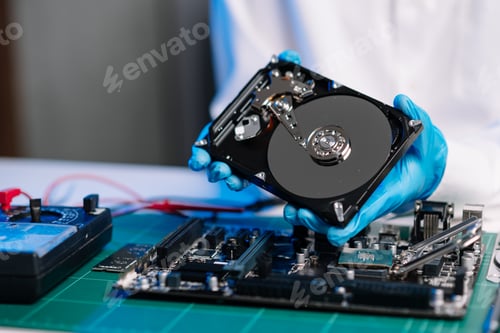 Preview: Electronics technician, electronic engineering electronic repair, electronics measuring