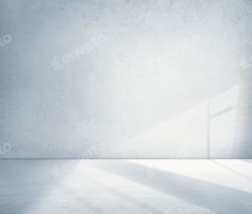 Preview: Concrete Room Corner Shadow Cement Wallpaper Concept