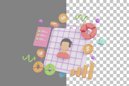 Preview: Finance Consulting Investment 3D Icon
