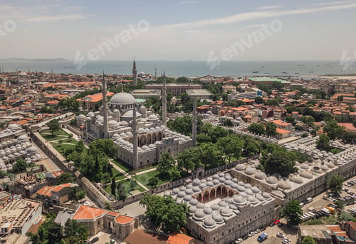 Preview: Aerial view of Suleymaniye Mosque