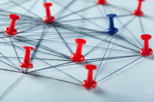 Preview: Network with pins