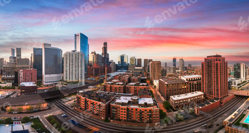 Preview: Chicago, Illinois, USA Downtown Cityscape