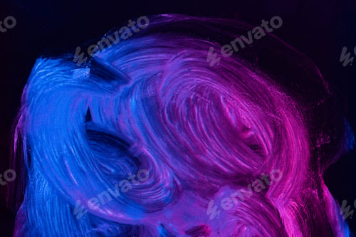 Preview: Smears of neon paint