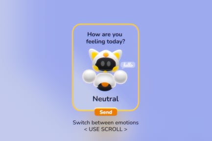 Visualização: Robô rastreador de emoções