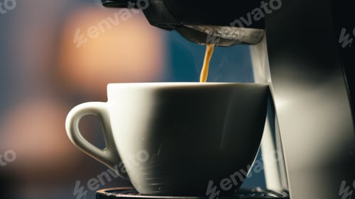 Preview: coffee coming out of the machine