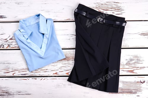 Preview: Beautiful set of school clothes for girl