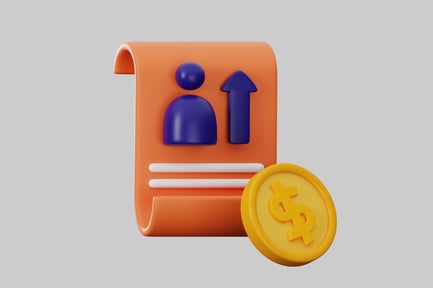 Preview: Marketing report with coin