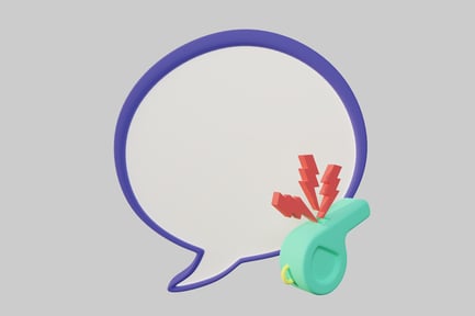 Preview: Whistle speech bubble graphic