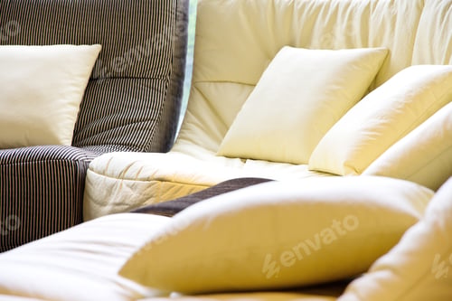 Preview: Soft cushion in sofa