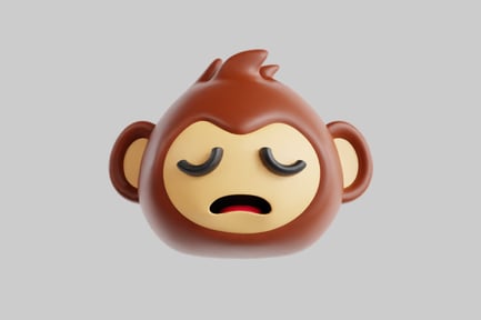 Preview: Sad monkey emoticon