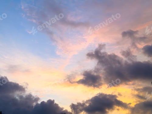 Preview: Beautiful Colorful Sky In The Morning