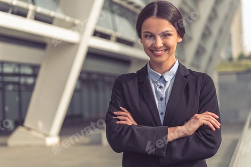 Vista previa: Beautiful young businesswoman