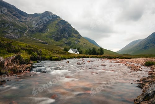 Preview: Beautiful view of Loch Lomond and The Trossachs National Park Callander UK
