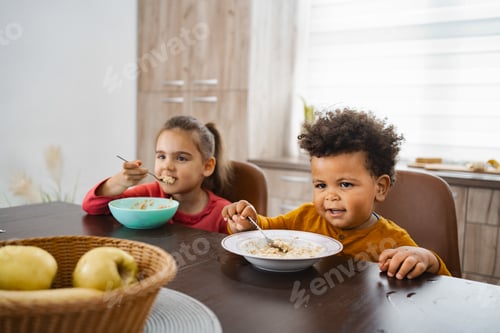 Preview: Joyful breakfast moments for a multi racial family