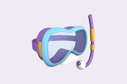 Preview: Snorkel Soft 3D Illustration