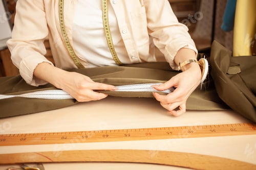 Preview: beautiful seamstress woman