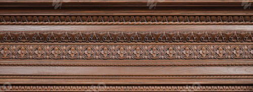 Preview: Fragment of a baguette frame made of metal and plastic background texture