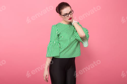 Preview: Businesswoman with hair bun