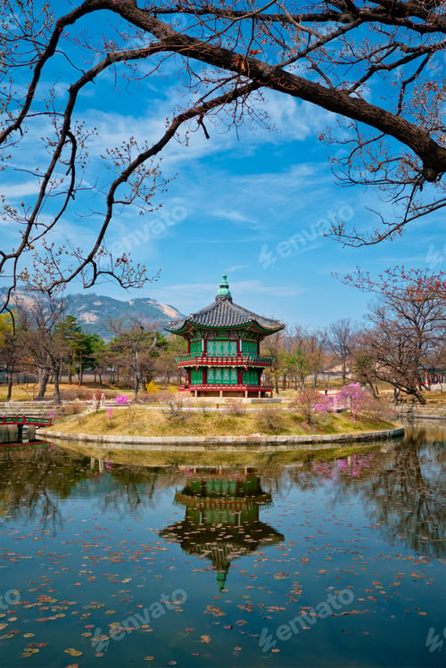 Preview: Hyangwonjeong Pavilion, Gyeongbokgung Palace, Seoul, South Korea