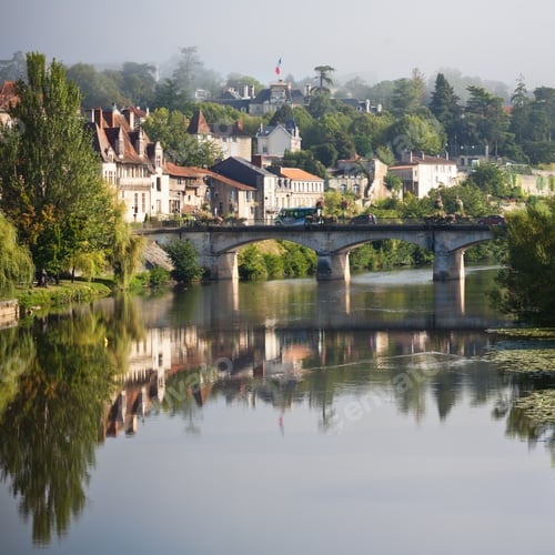 Preview: Picturesque view of Perigord town in France