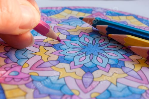 Preview: Coloring a mandala