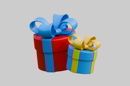 Preview: Gift boxes with bows