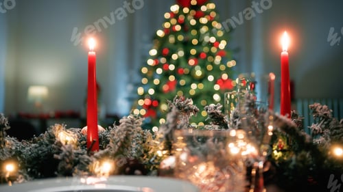 Preview: decorated table for family dinner