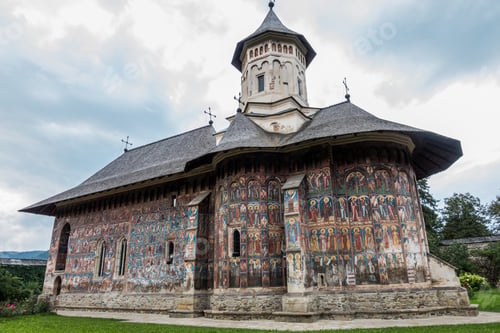 Preview: Romanian Old Church Sucevita in Bucovina Region