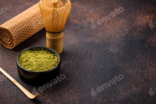 Preview: Japanese matcha green tea powder