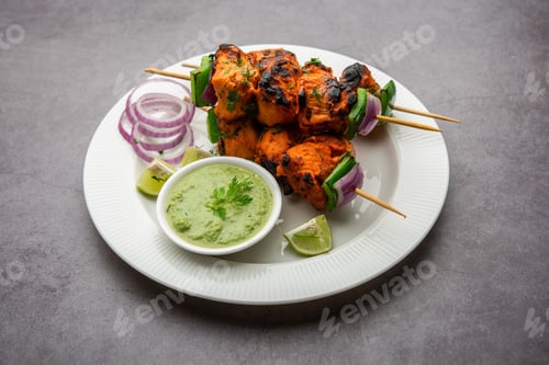 Preview: chicken tikka kebabs
