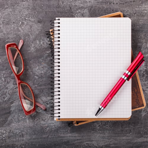 Preview: Notebook with pen.Business Concept