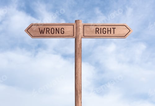 Preview: Wrong or Right concept