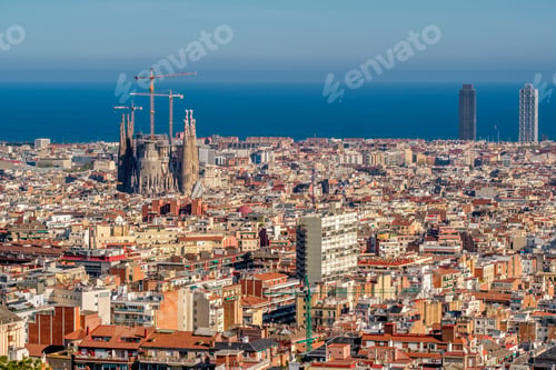 Preview: Barcelona cityscape overlook