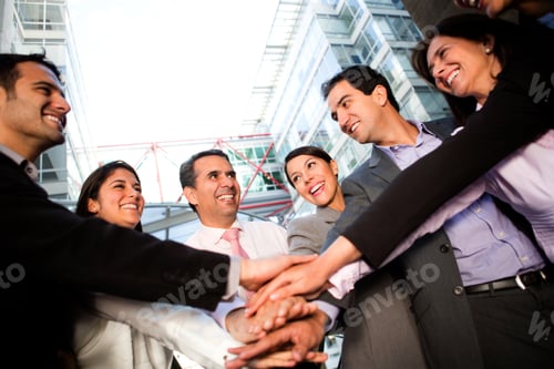 Preview: Successful Business Team Bonding And Working Together