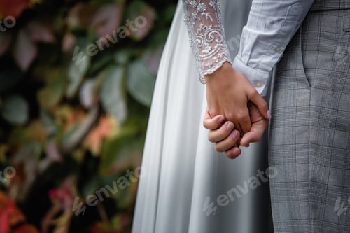 Preview: Hands of the bride and groom with wedding rings. The wedding ceremony. Love. Wedding rings
