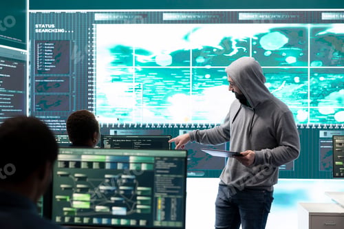 Preview: Cyber security experts team working on encryption and IT security